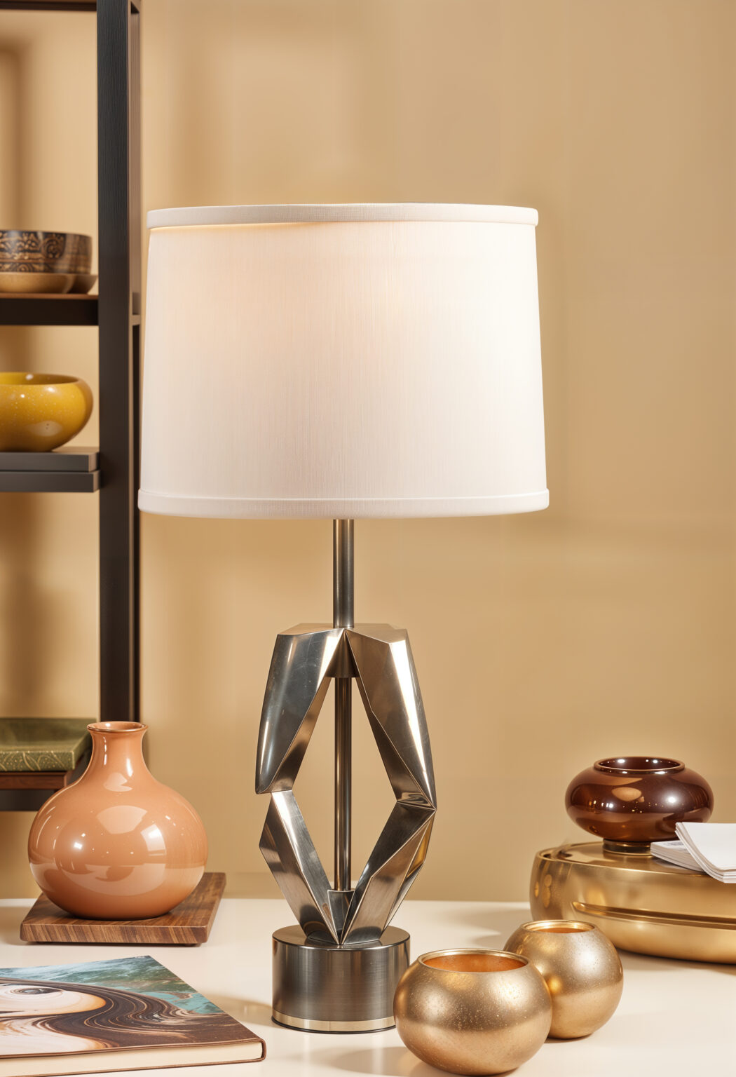 Home layout beautiful rendering steel object