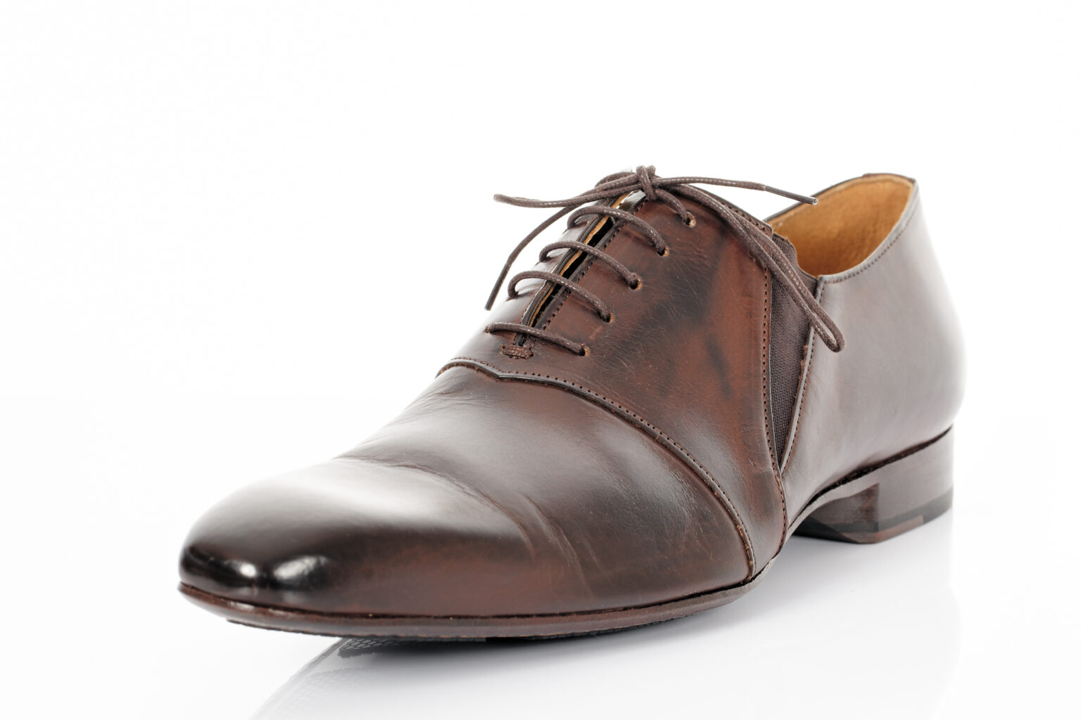 Home layout brown shoe