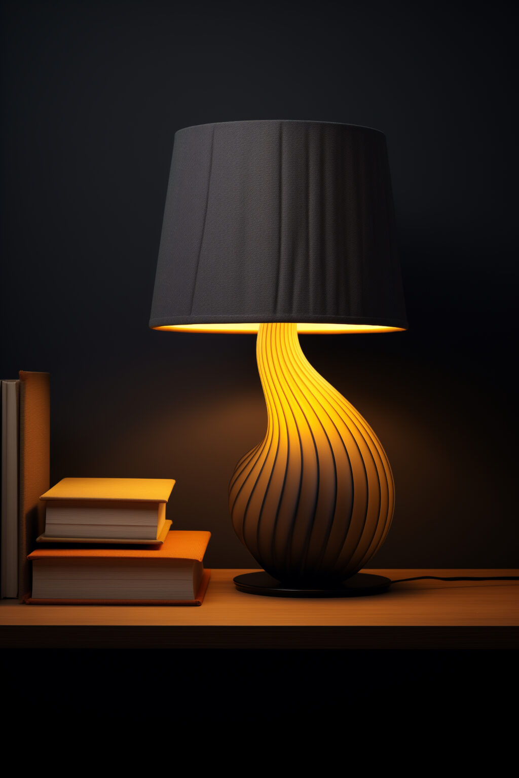 Home layout digital art style light lamp design