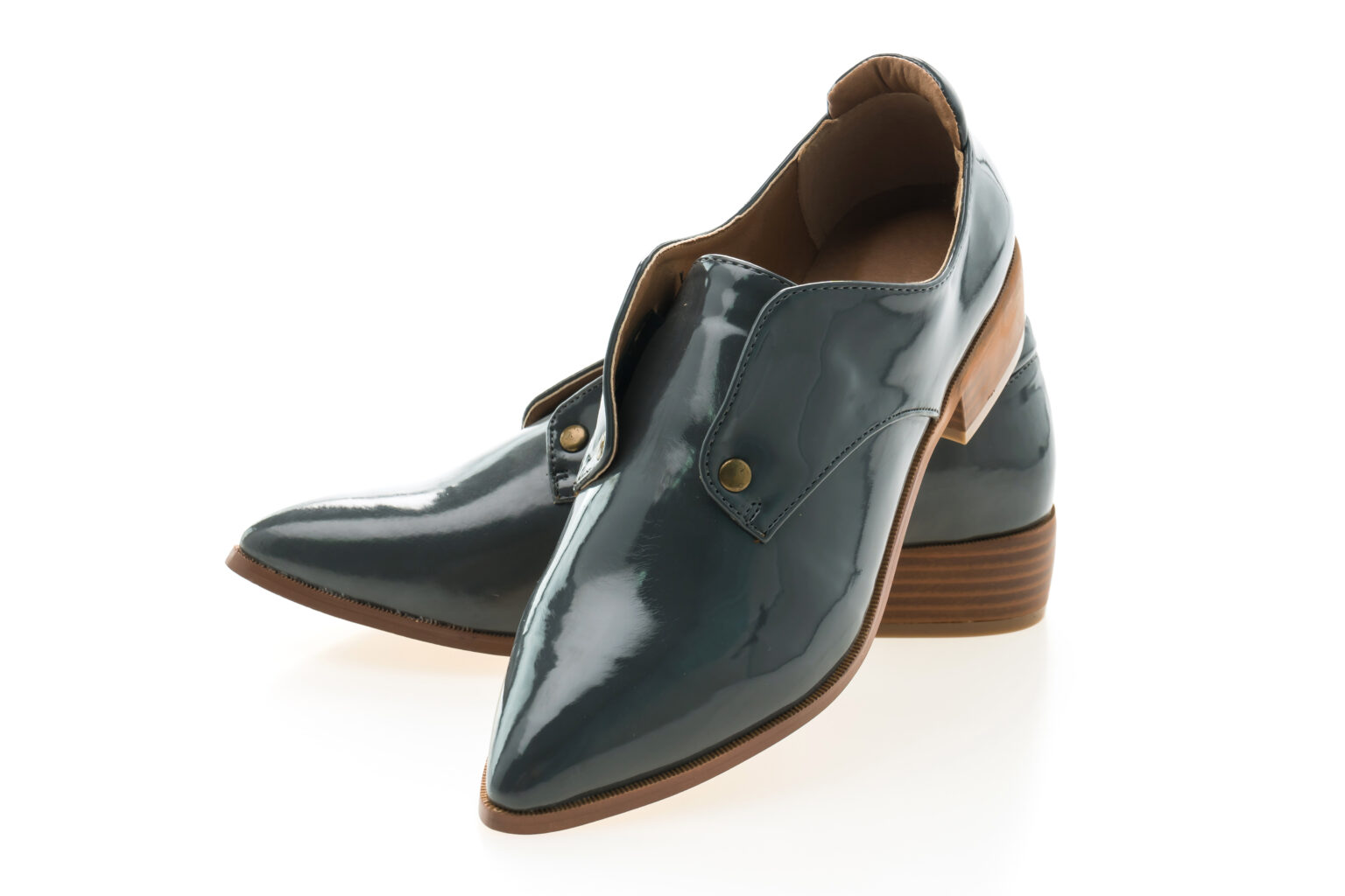 Home layout woman leather shoes