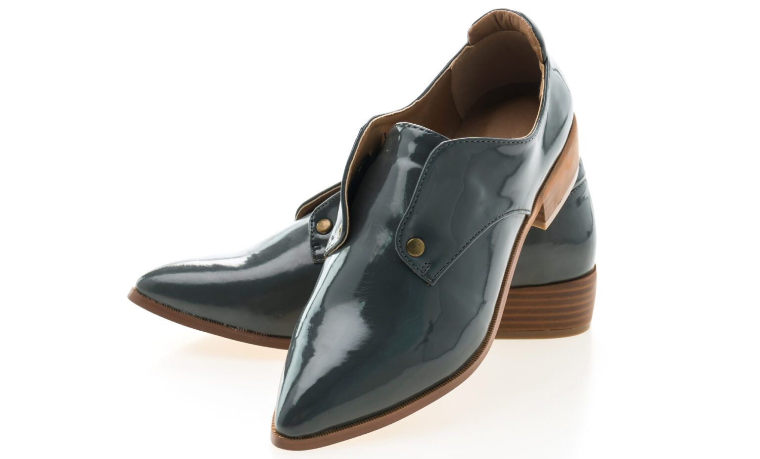 woman leather shoes