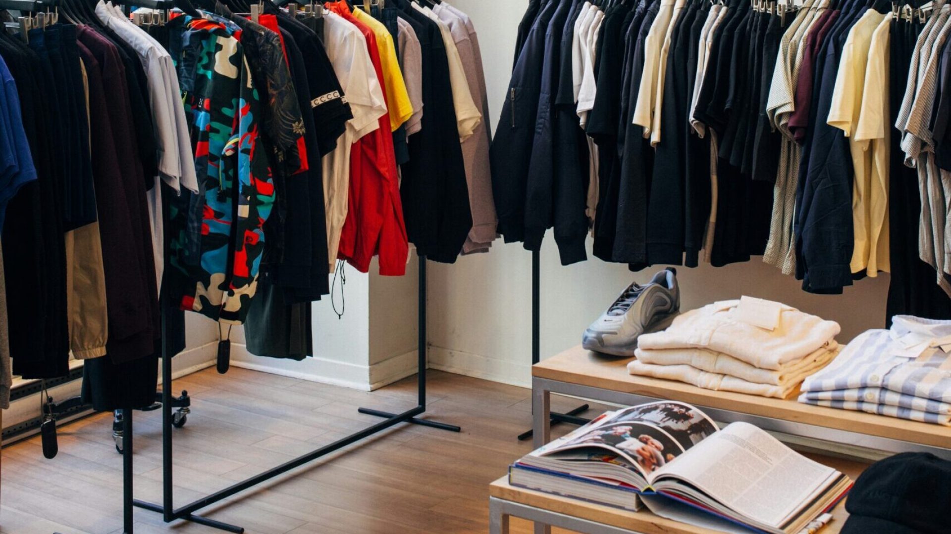 Home layout men garment