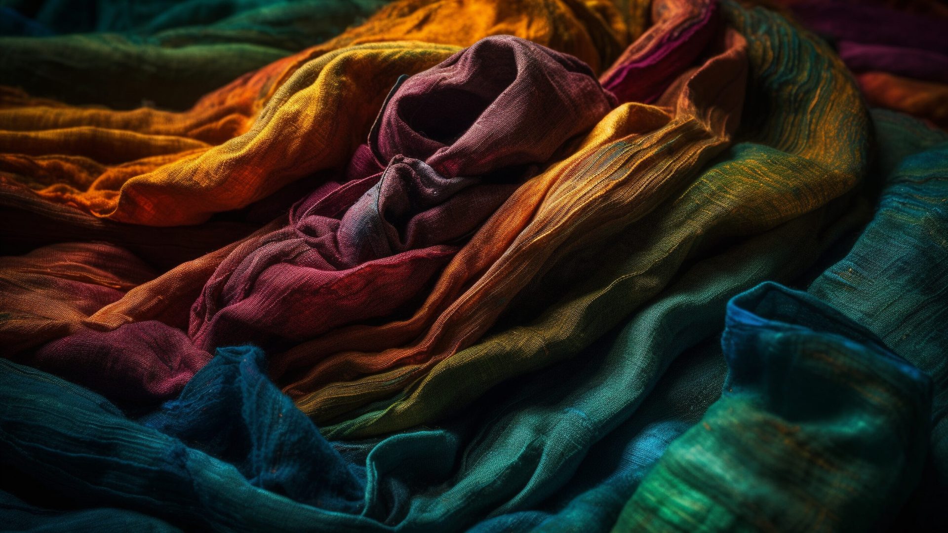 vibrant wool shawl woven with intricate embroidery generated by ai